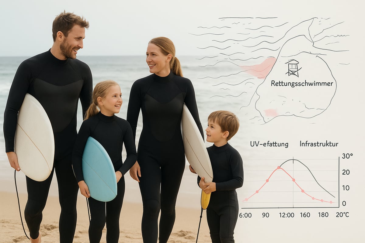 Die richtige Vorbereitung aufs Surfen mit Kind