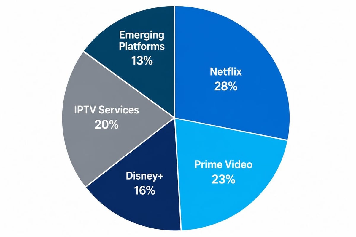 UK streaming market composition