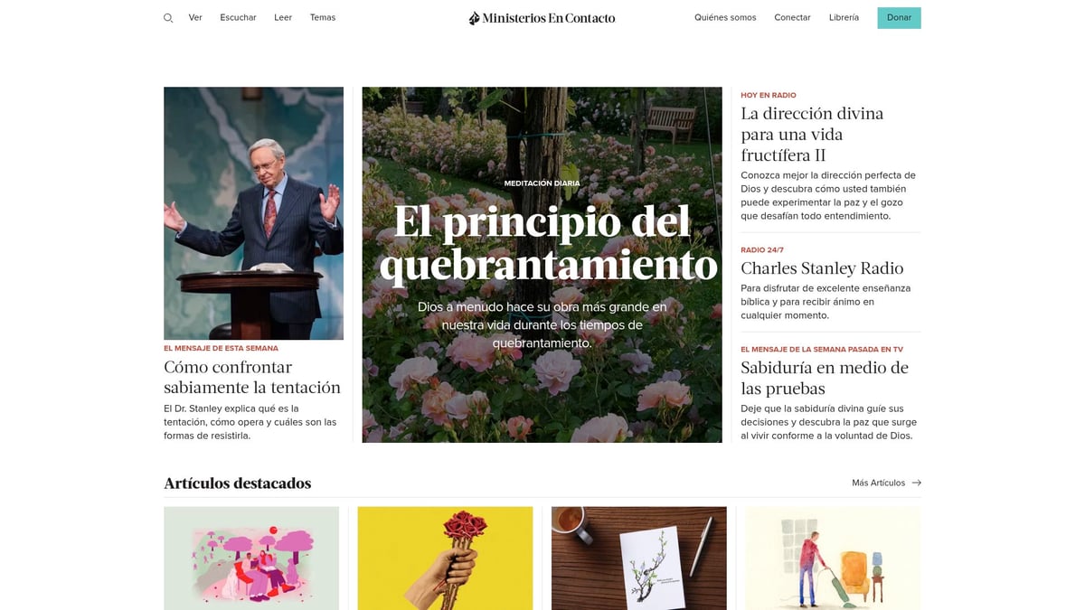 7 Inspiradores Devocionales Cristianos Para La Mañana 2025 - En Contacto con el Dr. Charles Stanley