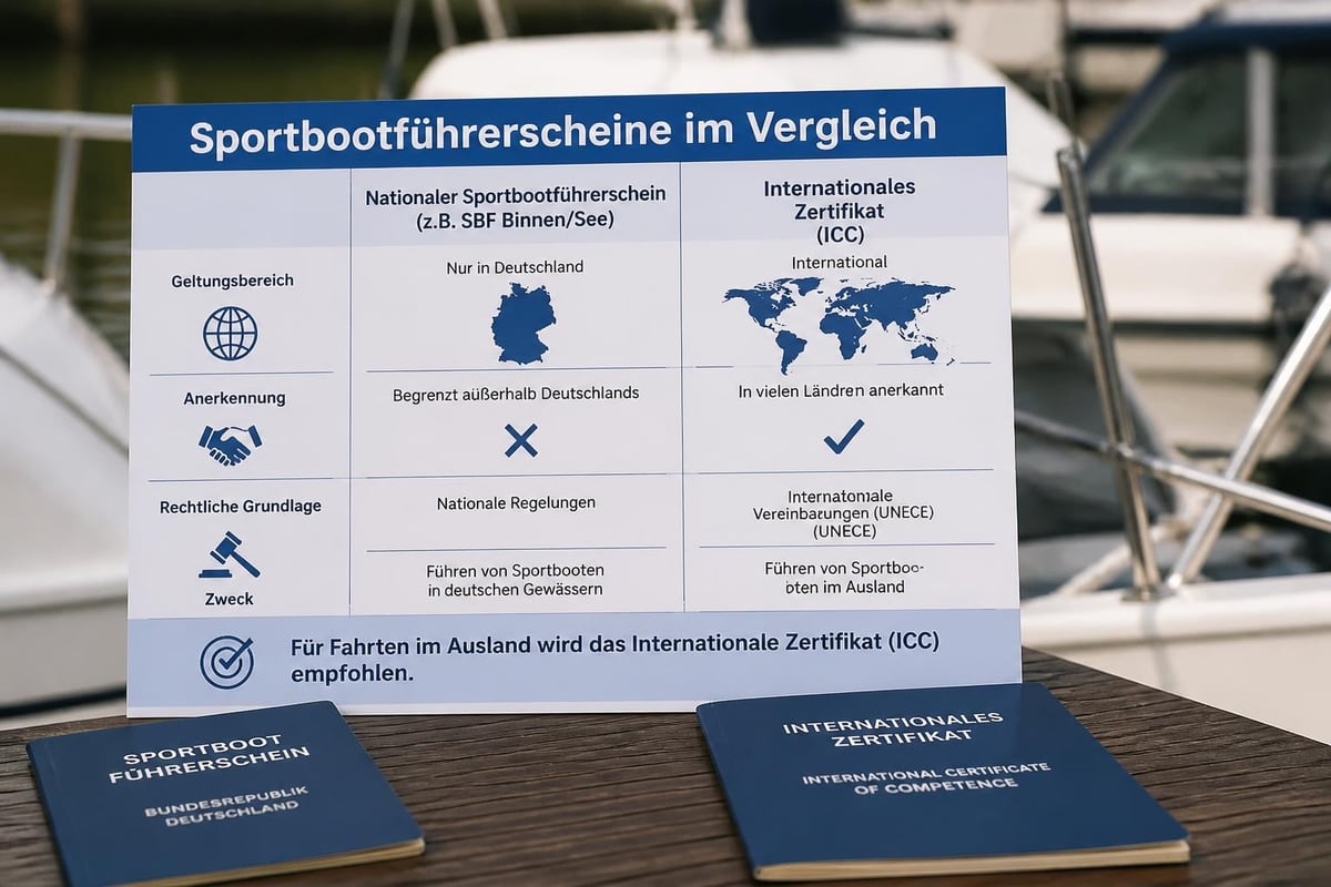 National vs international boat licences
