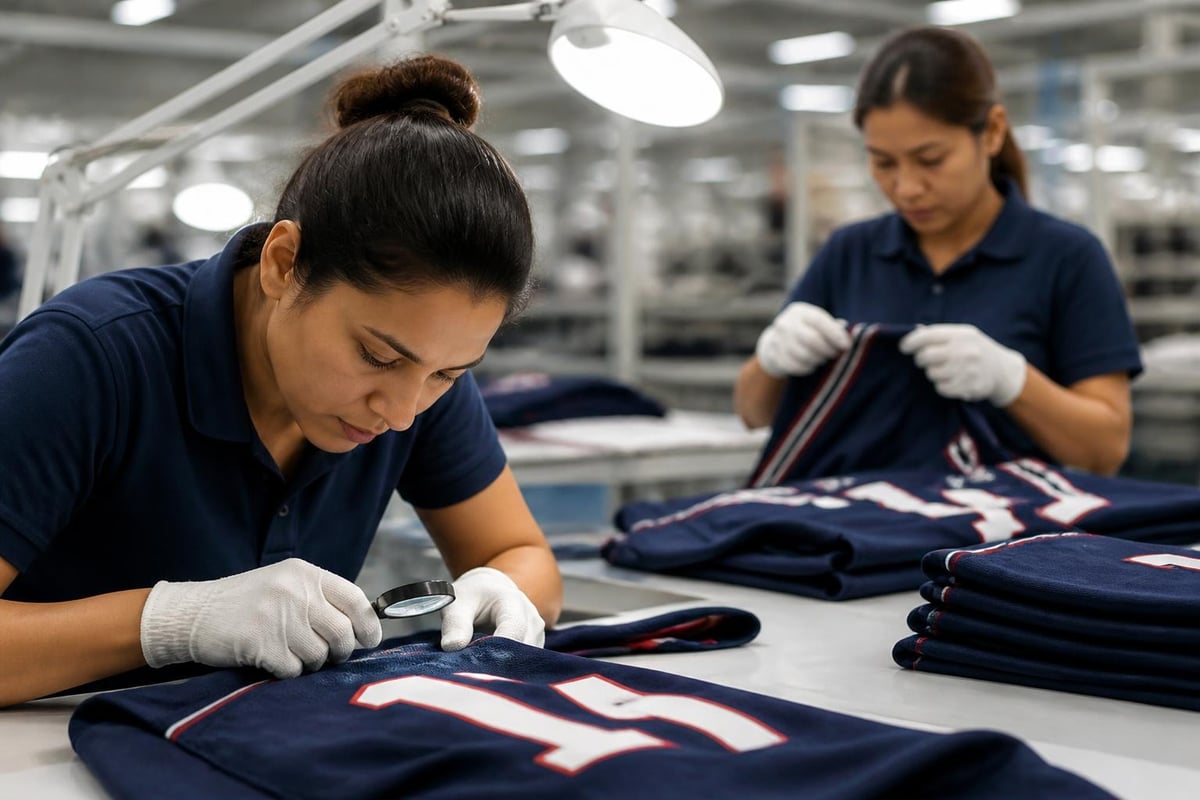 Jersey quality control process