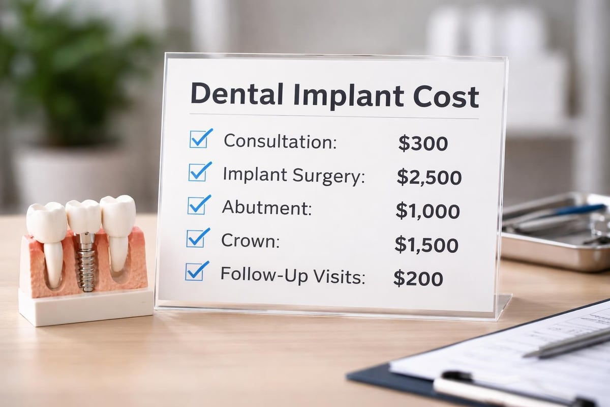Dental implant cost breakdown