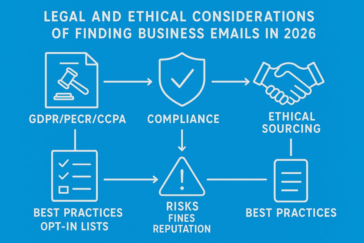 Legal and Ethical Considerations When Finding Business Emails