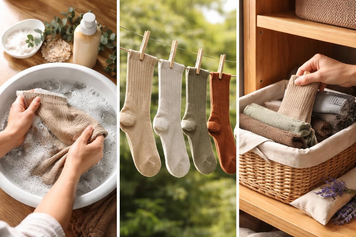 Hemp sock care