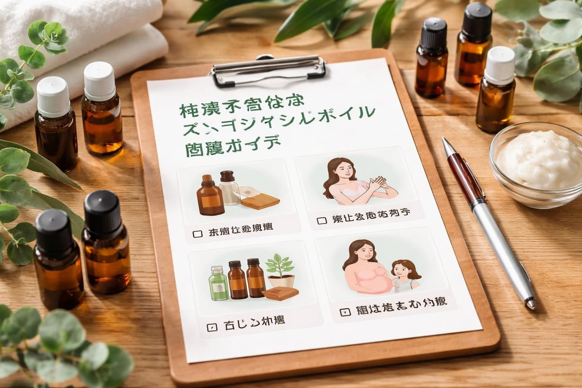 エッセンシャルオイルの安全な使用ガイド