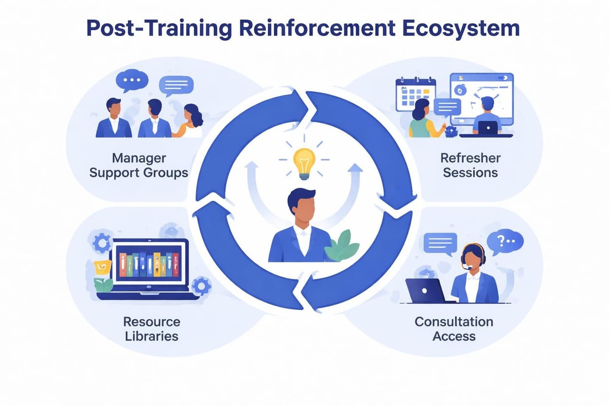 Post-training support system