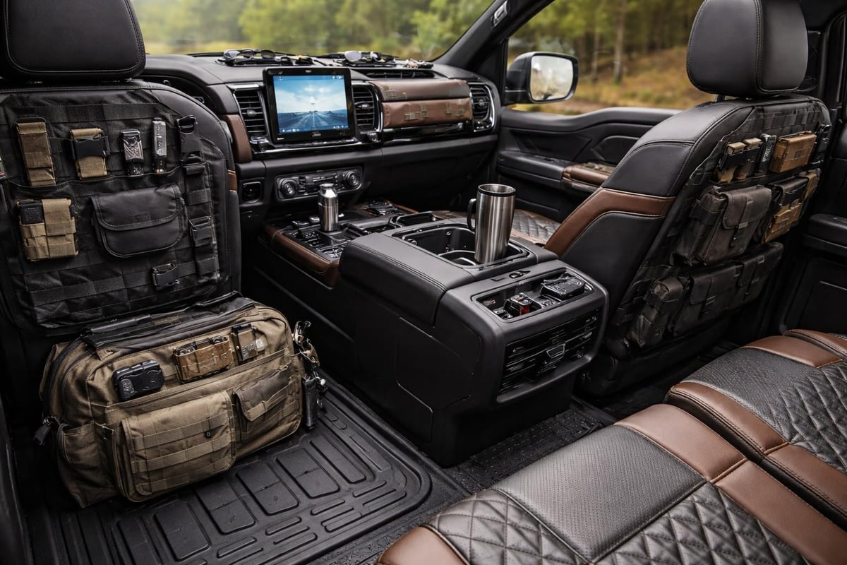 Interior car styling layers