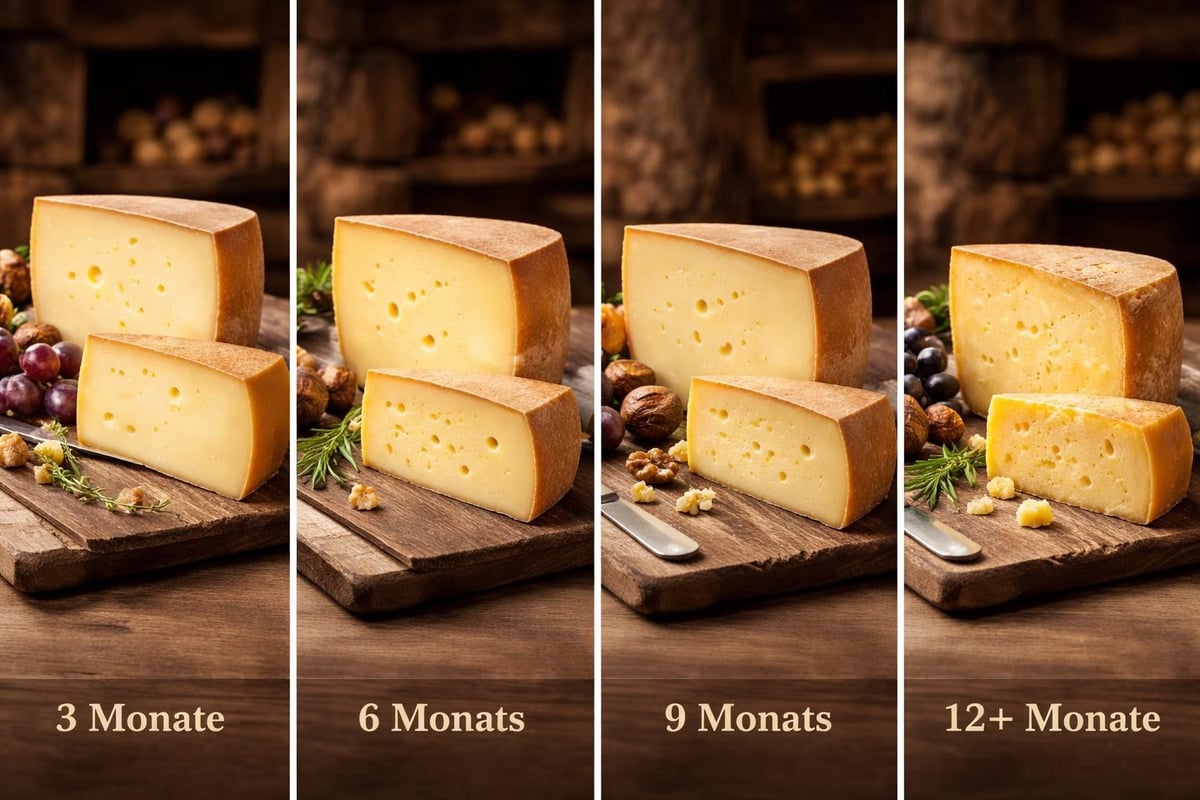 Bergkäse Reifeprozess