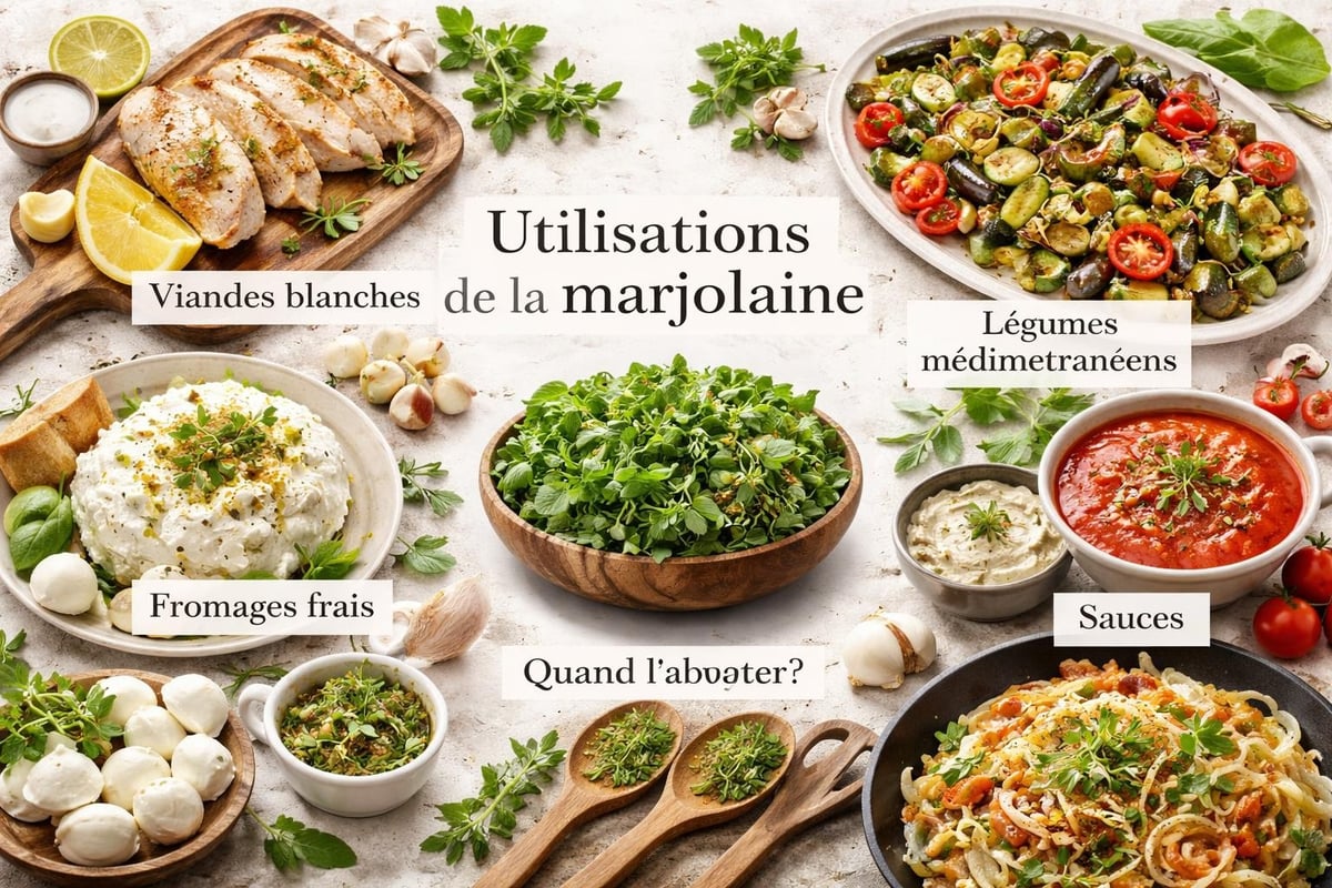 Marjolaine en cuisine