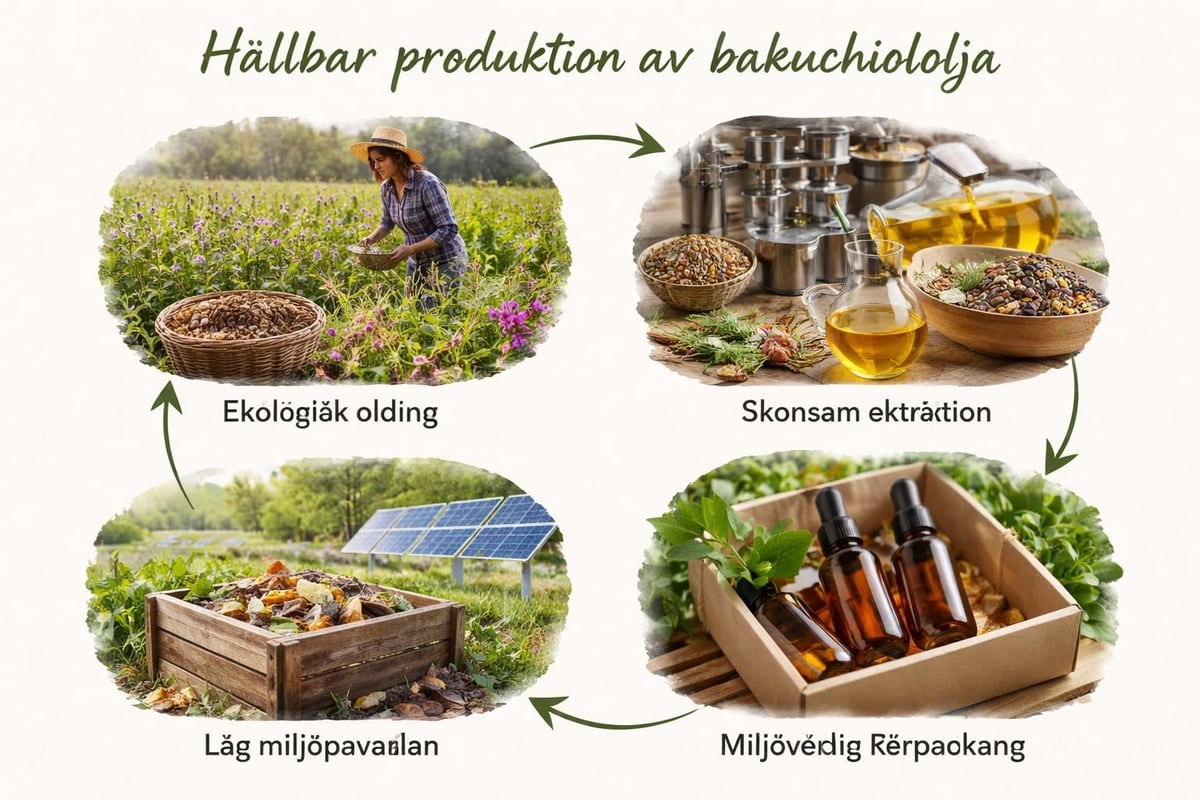 Hållbar bakuchiol produktion