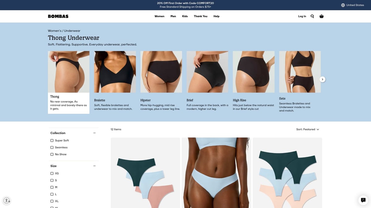 8 Best Womens Underwear Styles to Try in 2026 - Thong Underwear