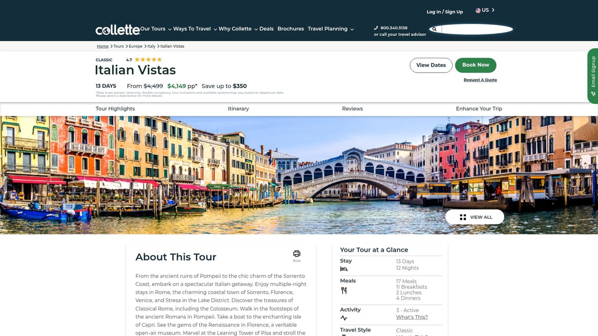 9 Unforgettable All Inclusive Trips to Venice in 2026 - Cultural Treasures of Venice by Collette