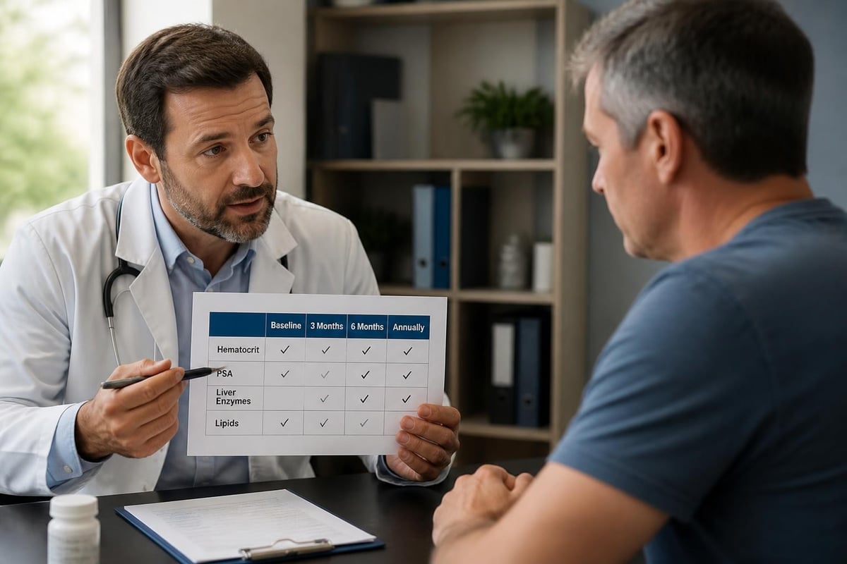 Side effects monitoring timeline