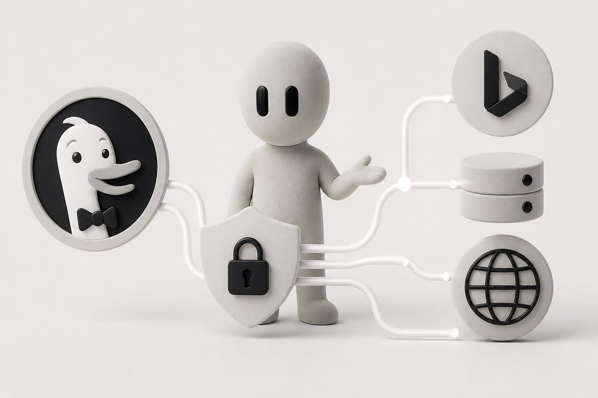 Privacy-focused search architecture