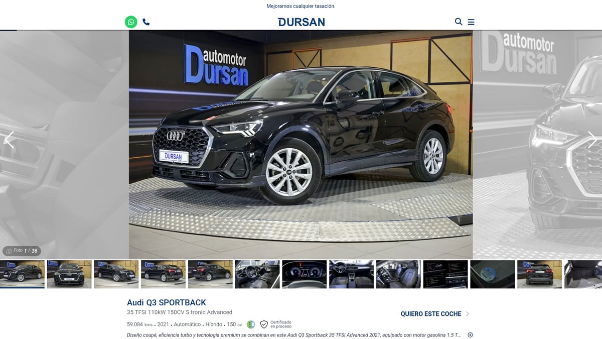 7 Best Eco-Label Cars in 2026 to Save Money - Audi Q3 Sportback 35 TFSI Mild Hybrid