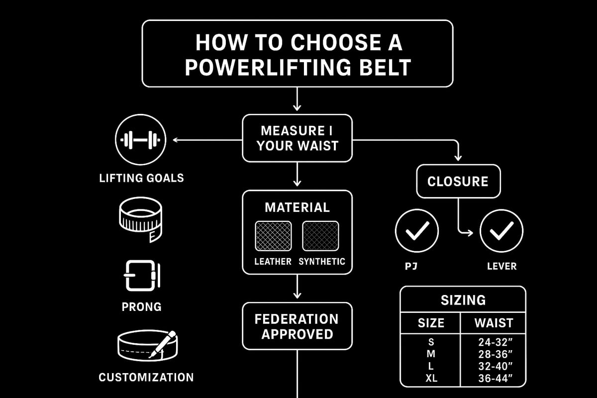 How to Choose the Right Powerlifting Belt in 2025: Step-by-Step Guide