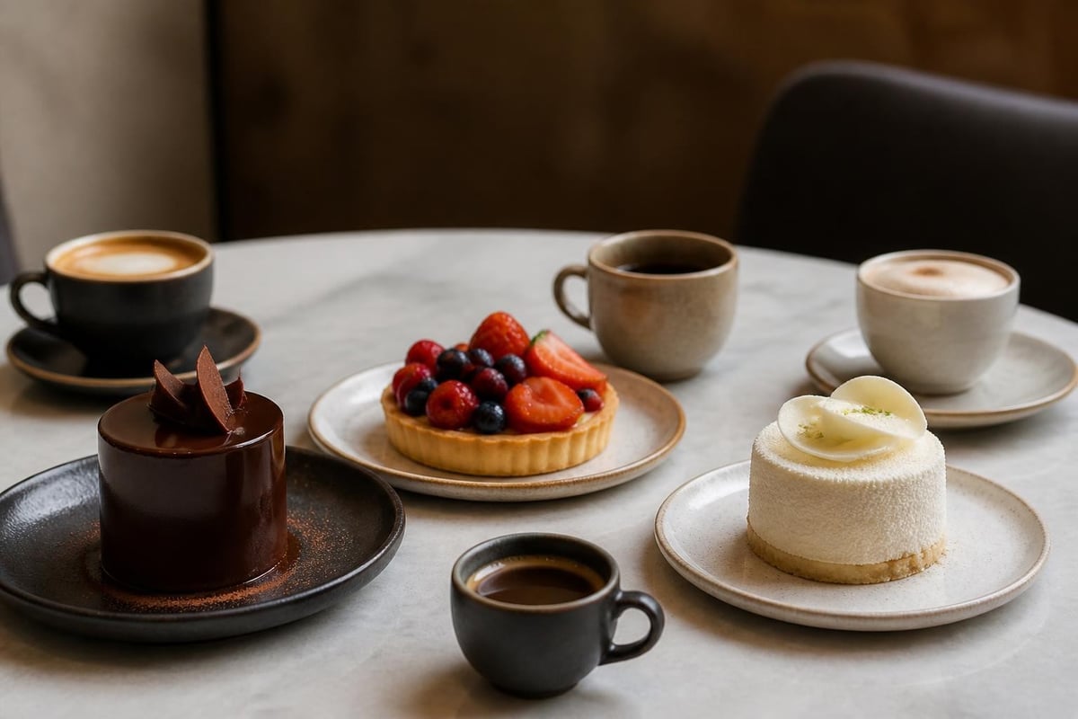 Associations desserts et café