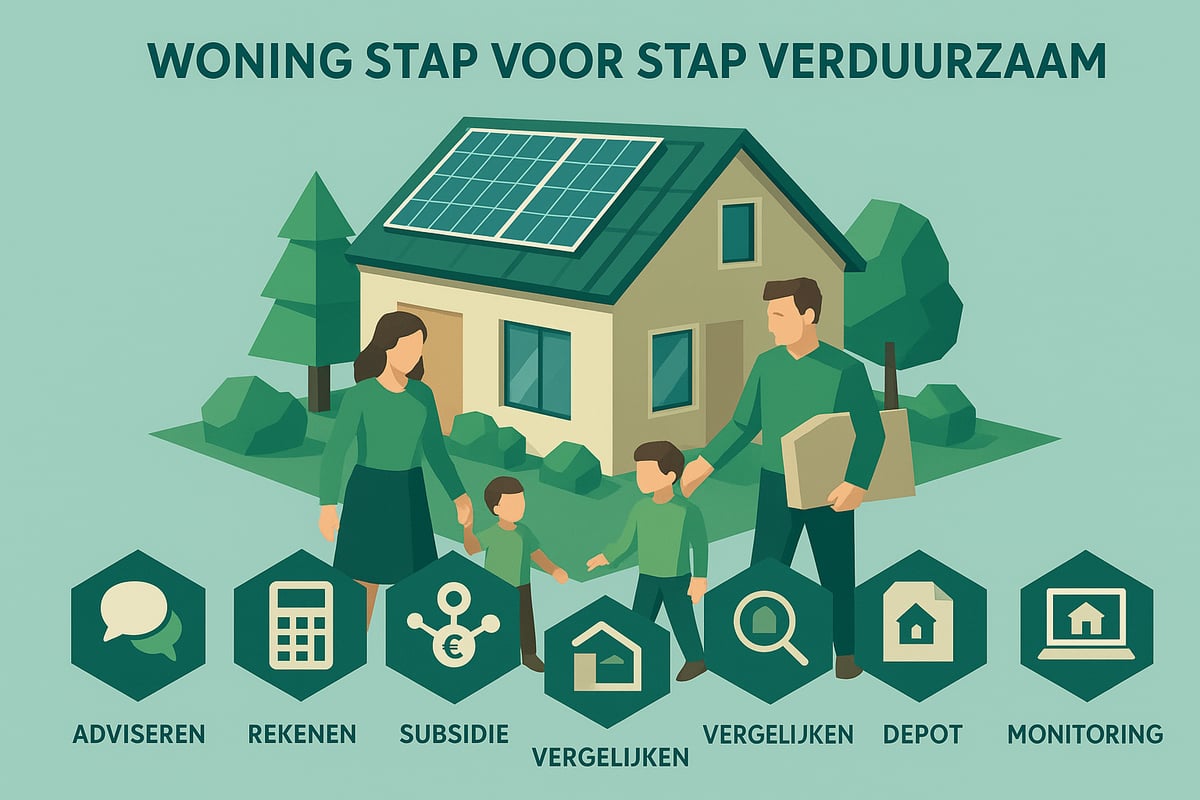 Stappenplan: In 7 Slimme Stappen naar een Verduurzamingshypotheek