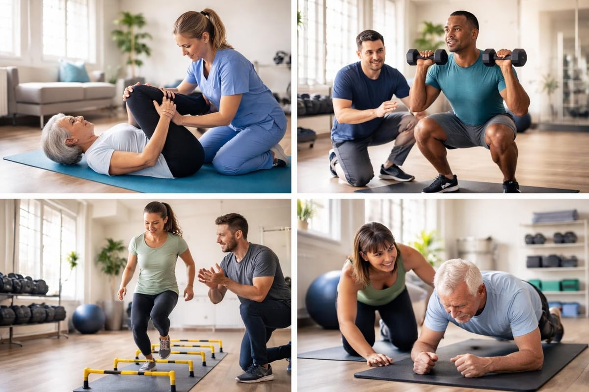 Therapeutic exercise progression