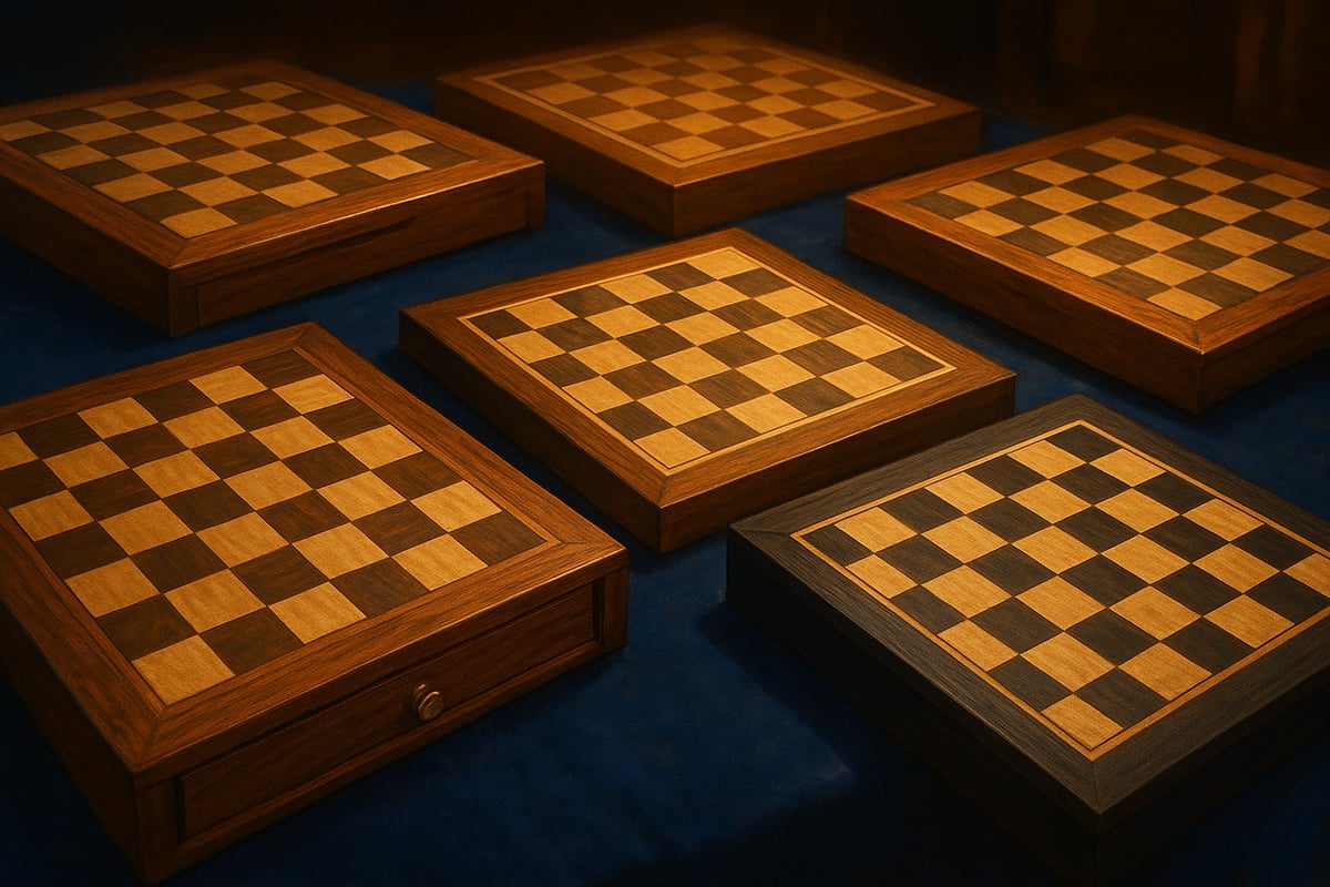 Types of Wooden Chess Boards and Their Features