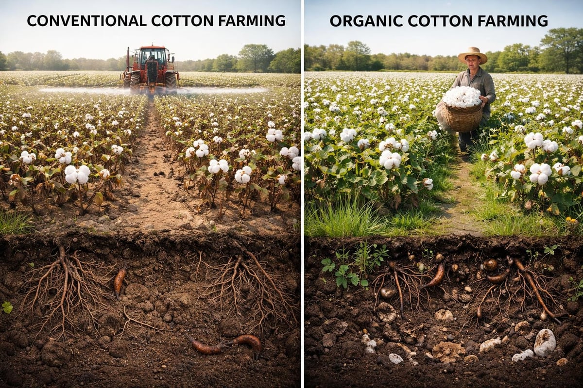 Organic cotton environmental benefits