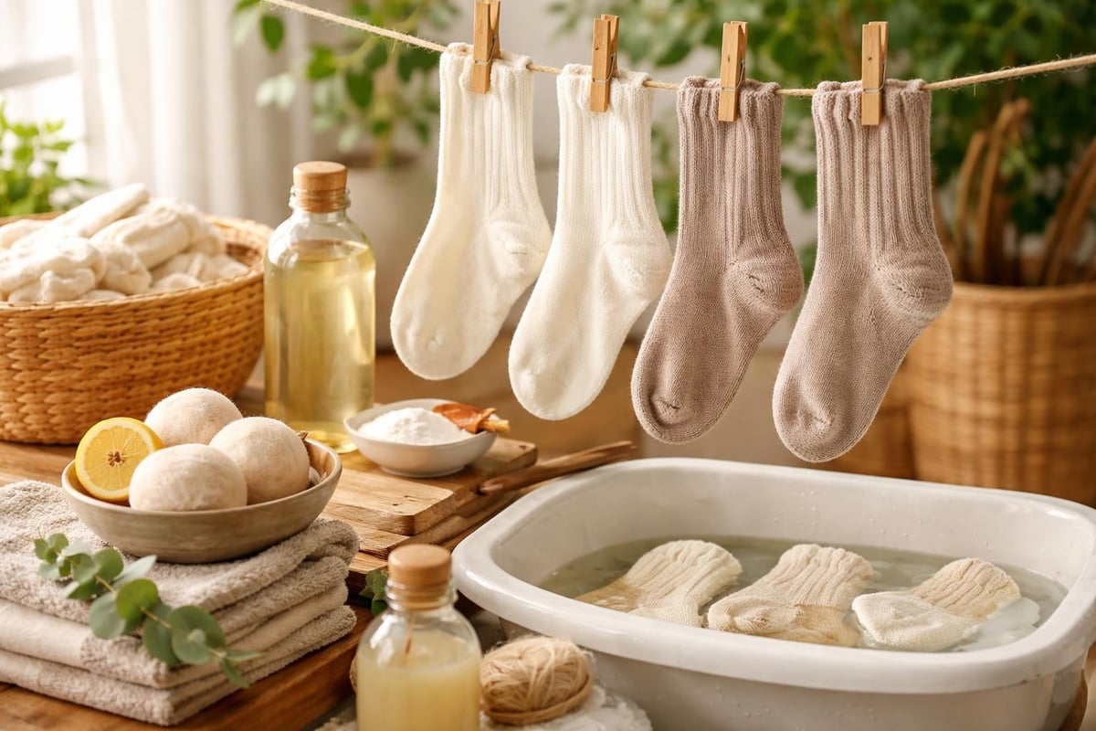 Organic cotton sock care