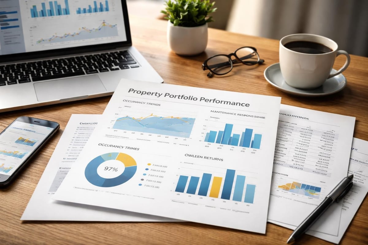 Property management KPI dashboard