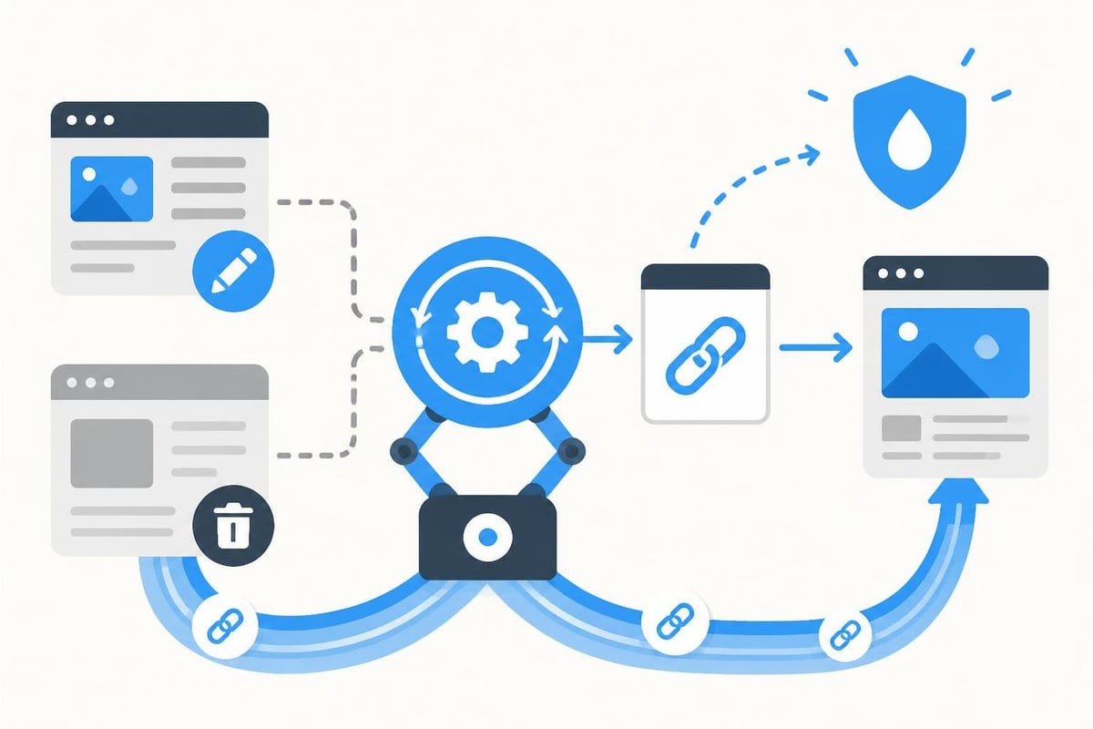 Redirect manager workflow