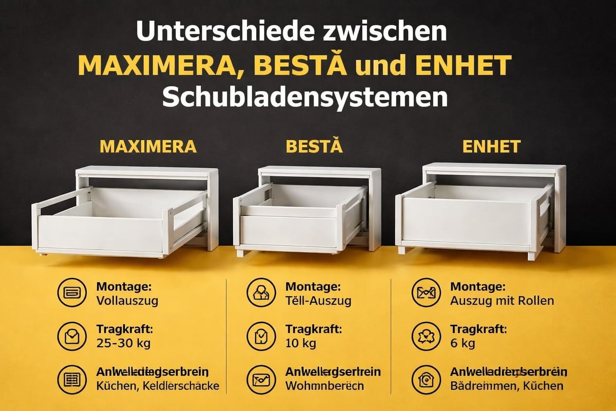 IKEA Schubladensysteme Vergleich