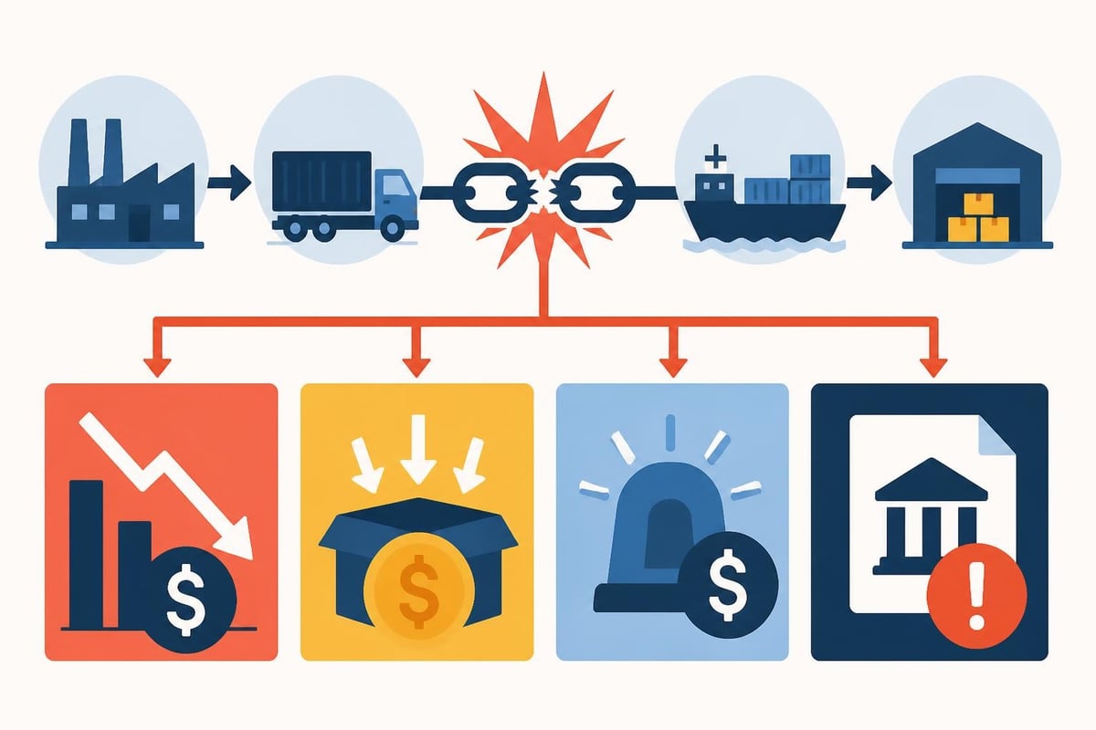 Supply chain financial impact