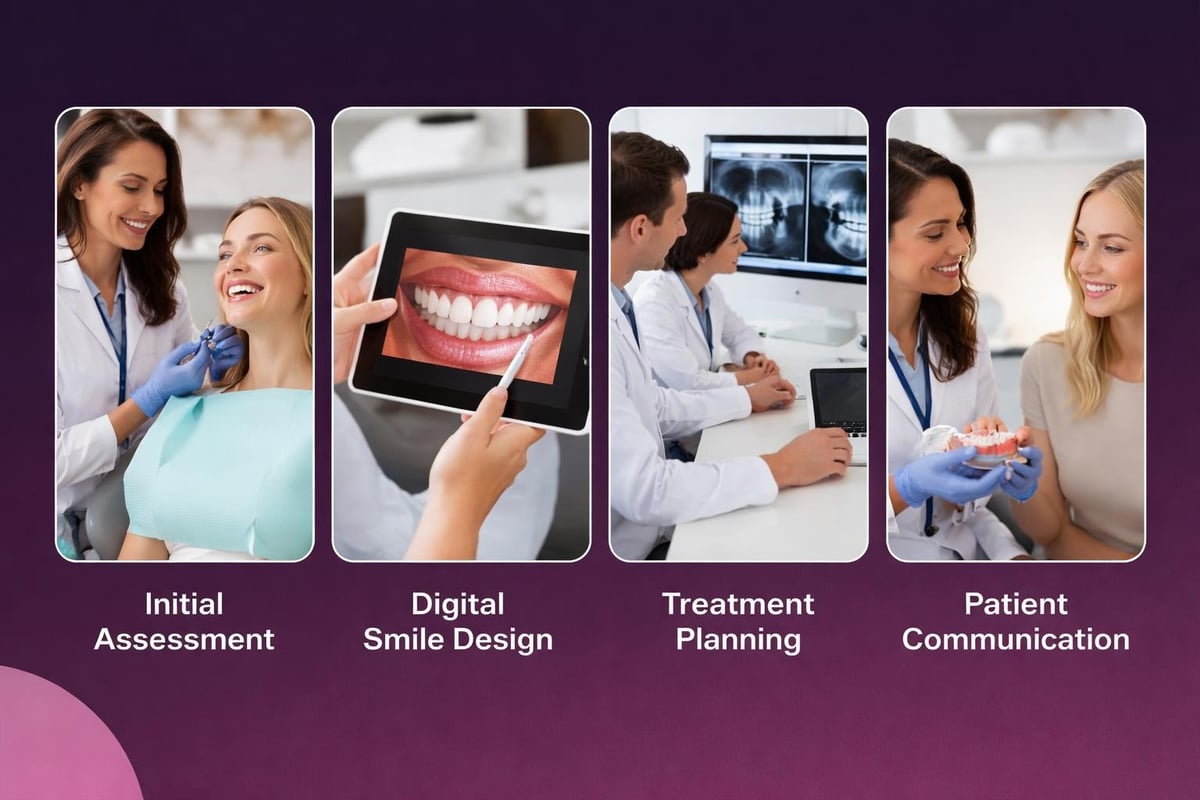 Cosmetic dentistry consultation process