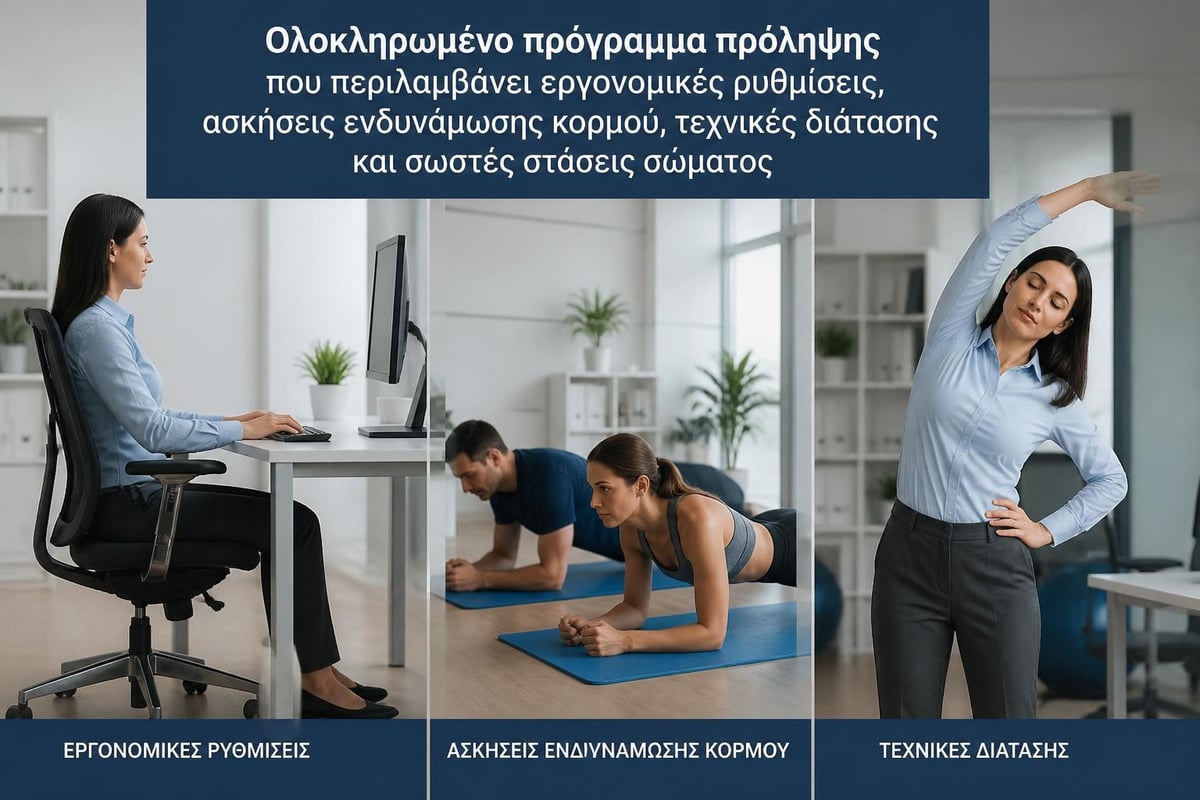 Προγράμματα πρόληψης μέση πόνων