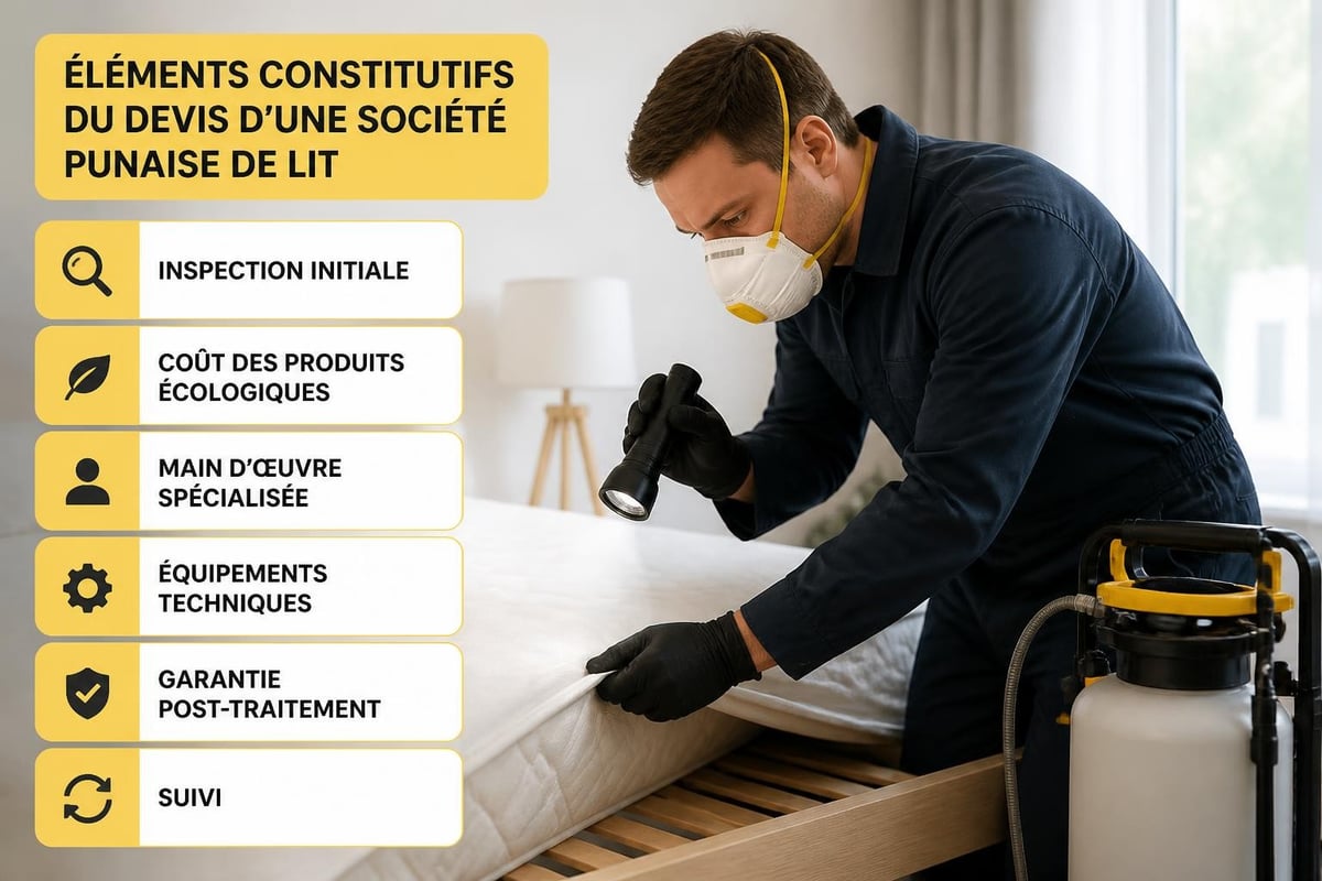 Structure de prix traitement punaises de lit