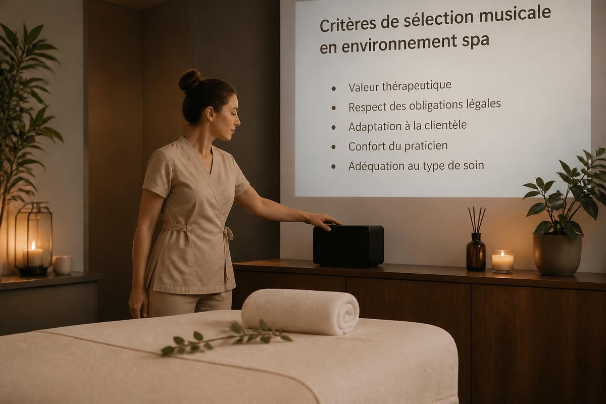 Professional spa music management