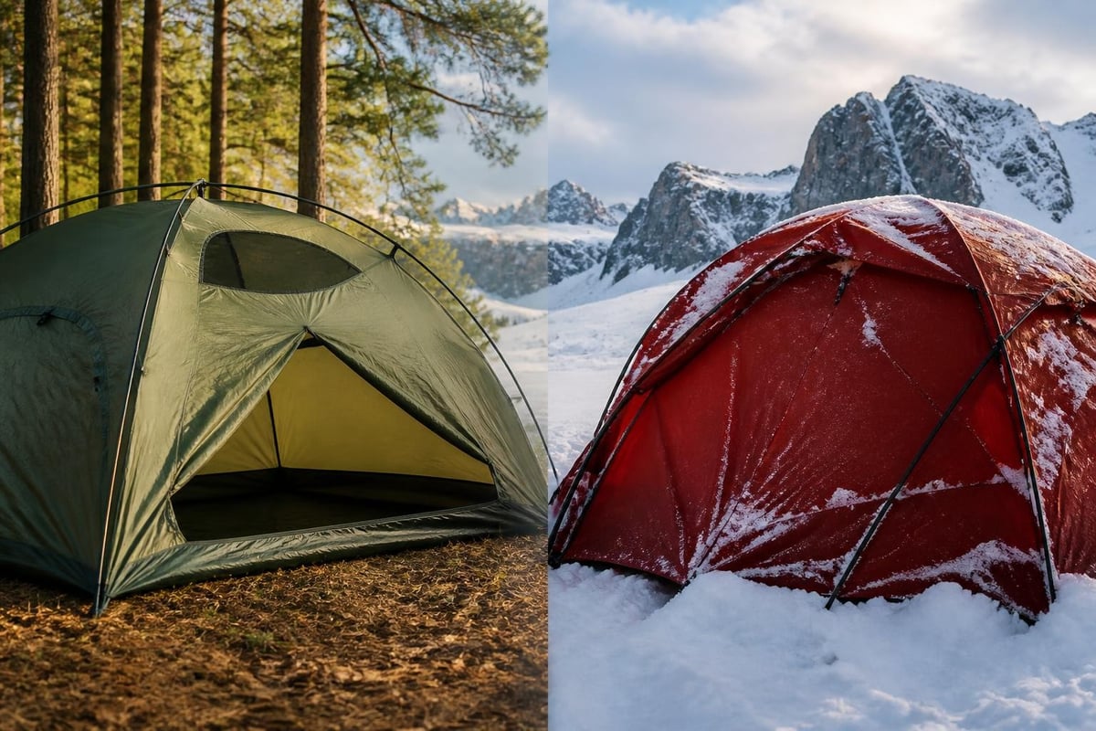Seasonal tent specifications