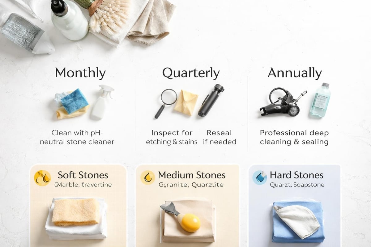 Gemstone ring care and maintenance schedule