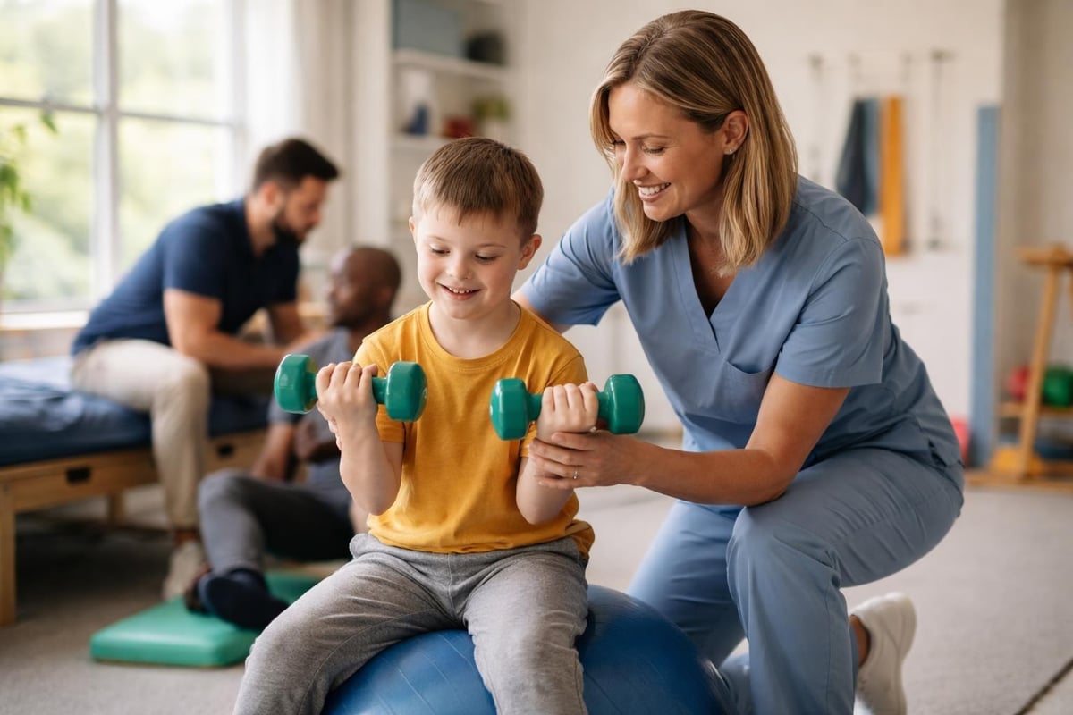 Specialized physical therapy techniques for disabilities