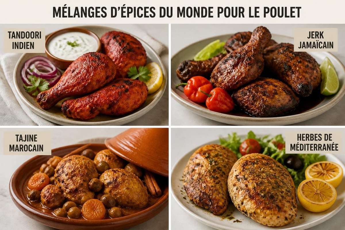 Applications régionales des mélanges d'épices