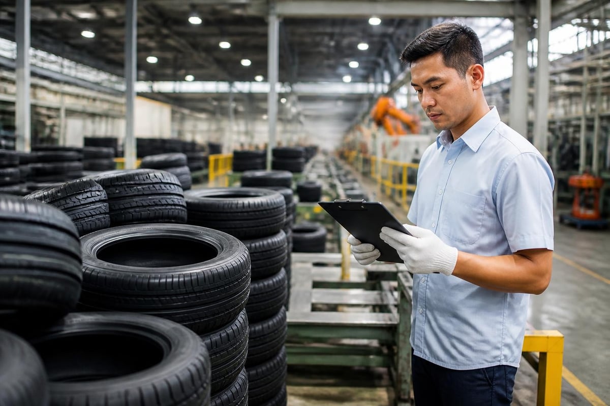 Global tyre manufacturing distribution