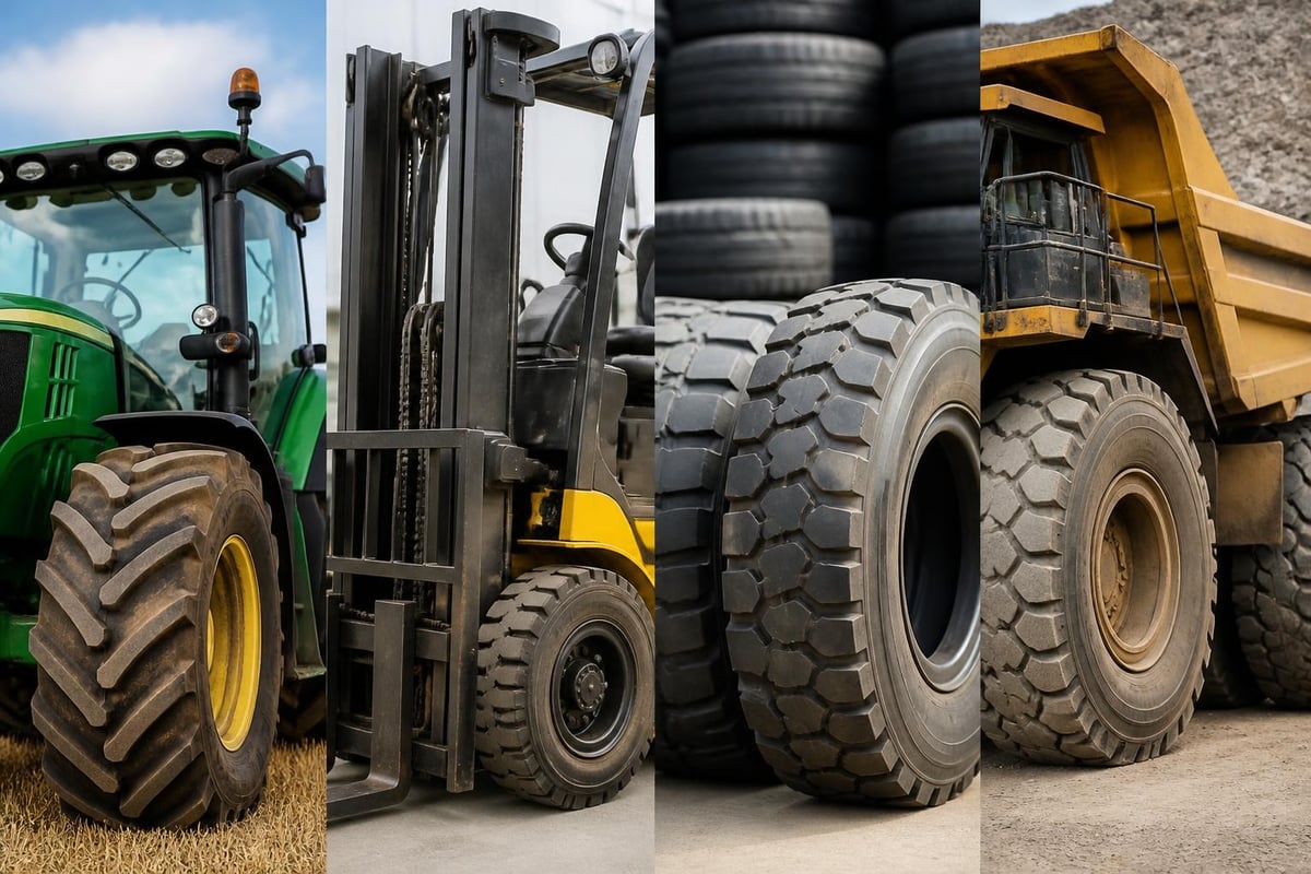 Specialty tyre applications