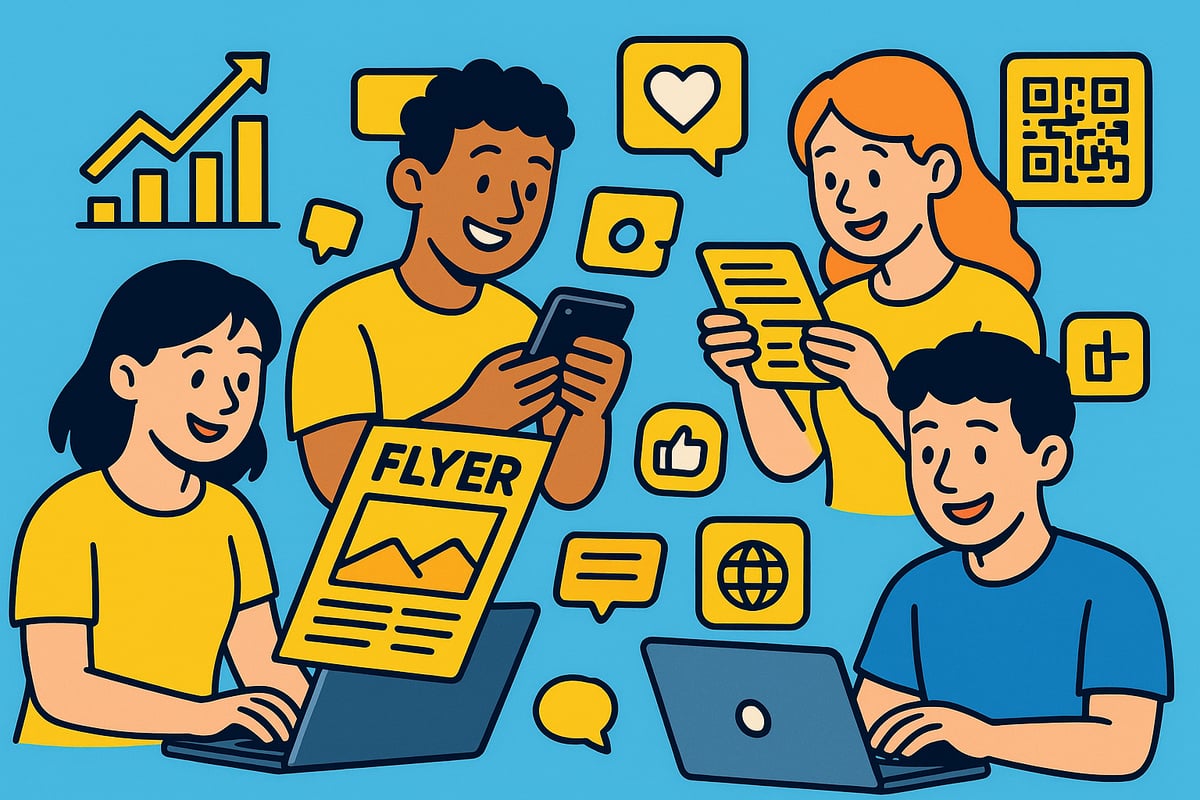 Distribution Strategies: How to Share and Promote Digital Flyers
