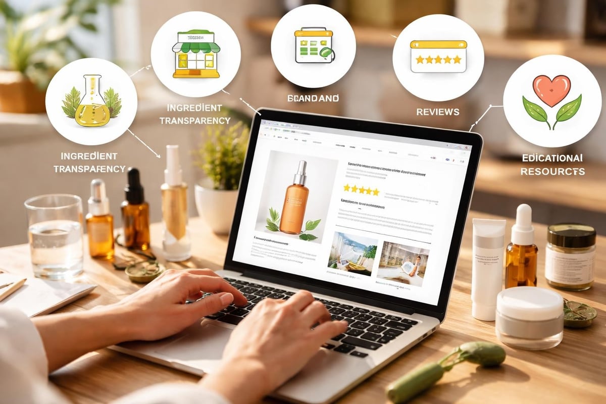 Online skin care shopping benefits