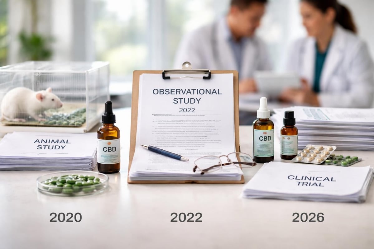 CBD research timeline