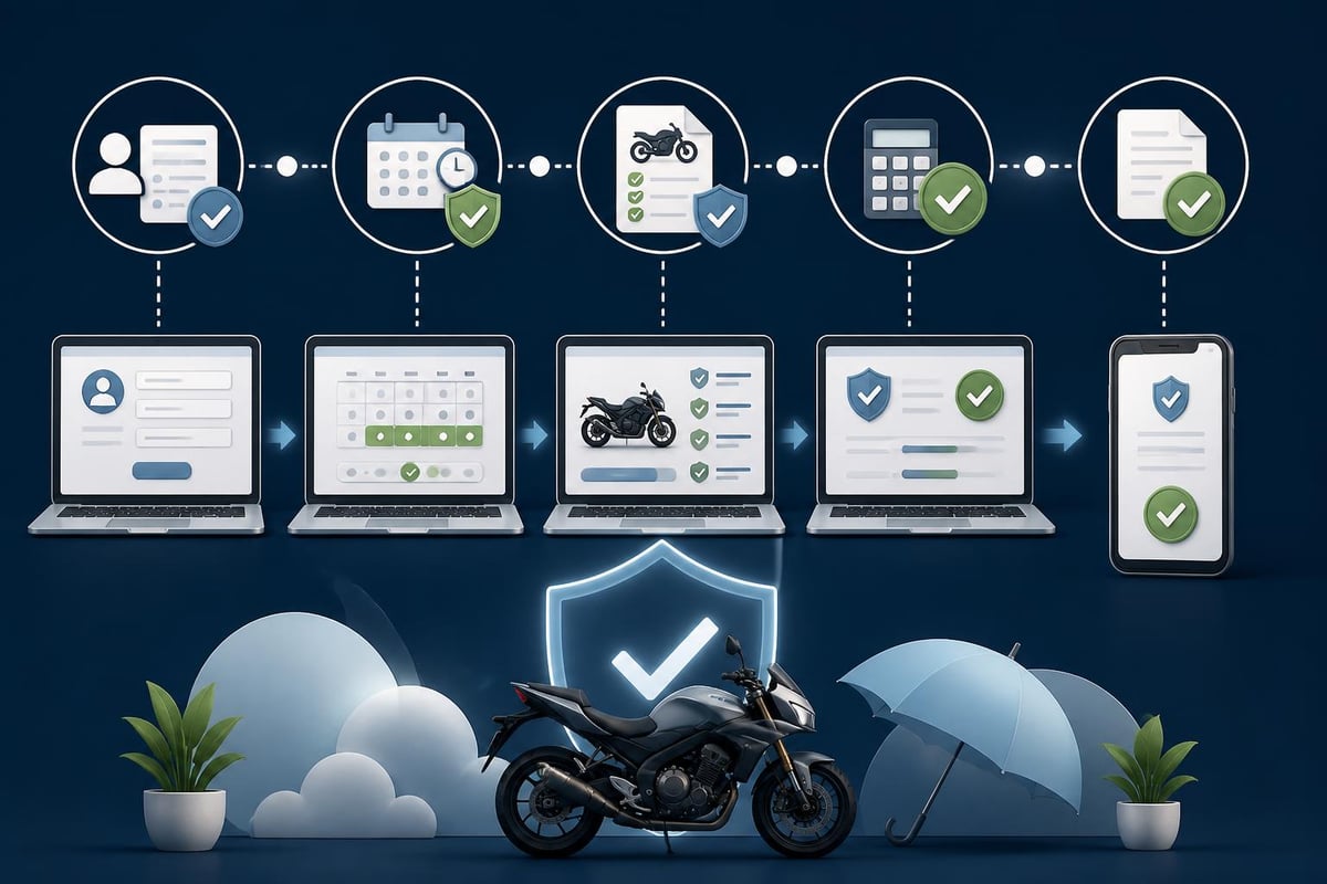 Contrataci&oacute;n digital seguros moto temporal