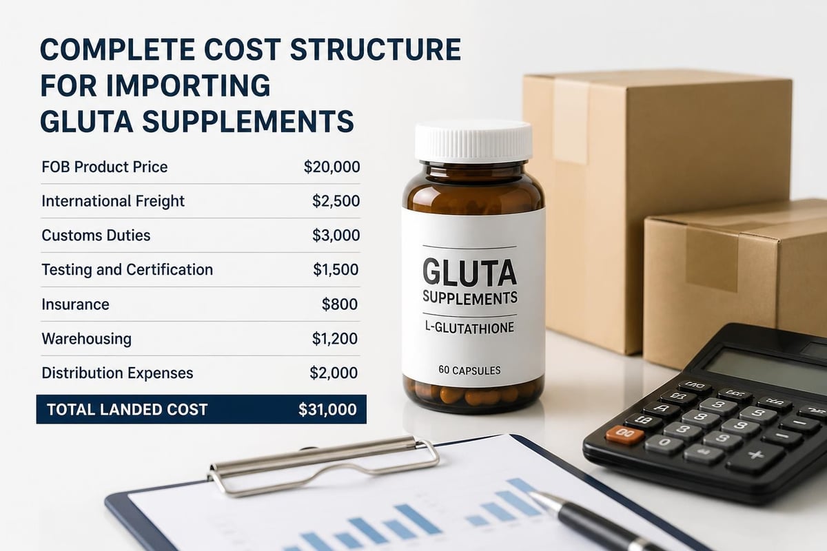 Import cost breakdown