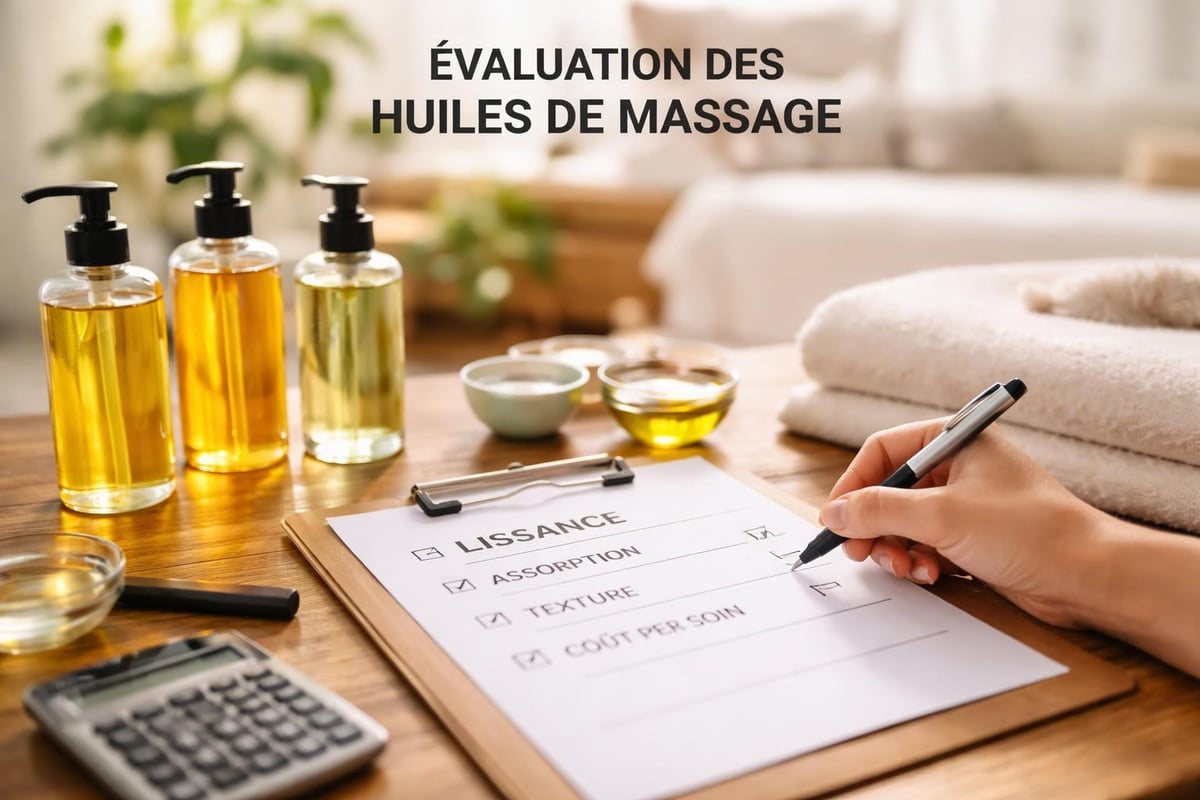 Critères de sélection huile massage