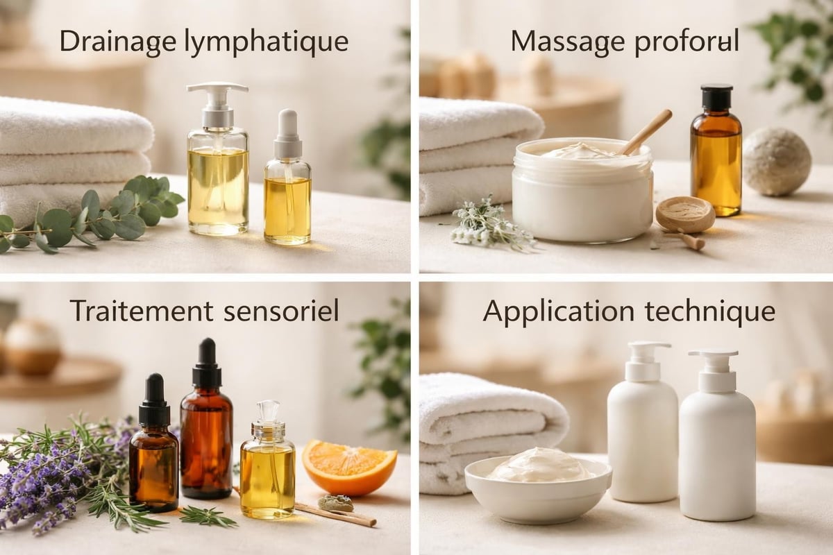 Protocoles massage huiles