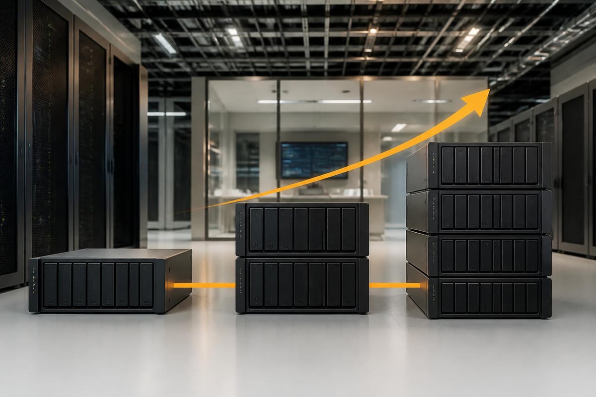 HD6500 storage expansion architecture