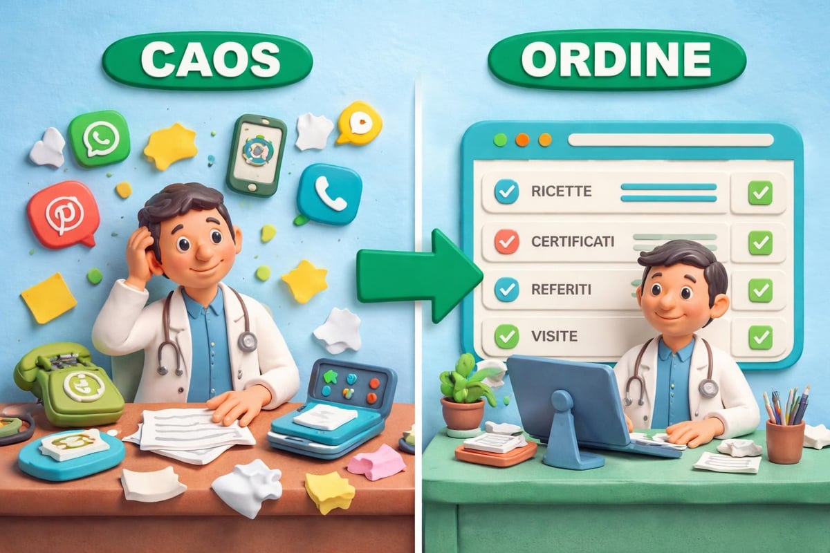 Flusso organizzativo studio medico