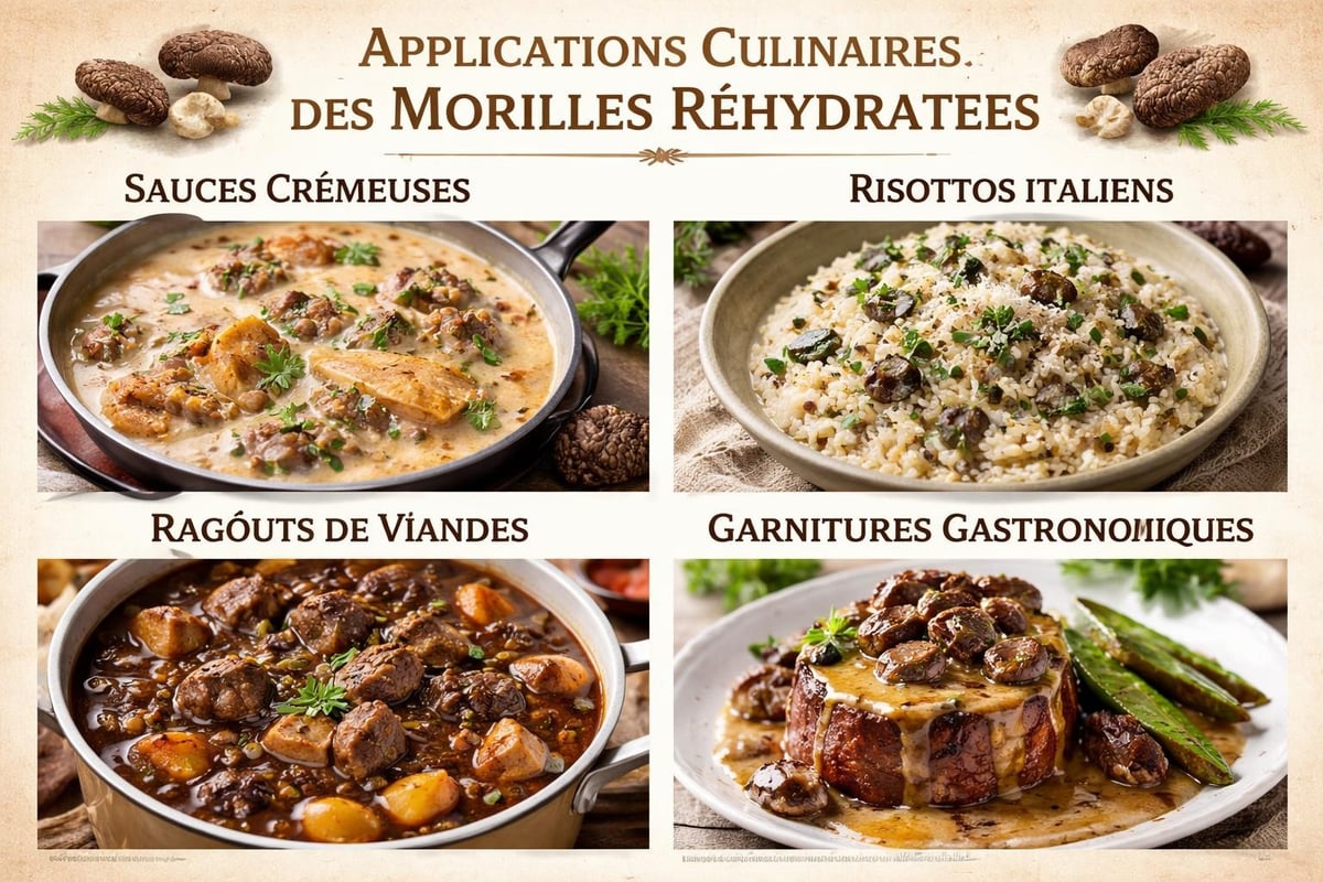 Utilisation culinaire des morilles